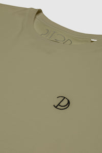 Sage Green Chest Logo T-Shirt