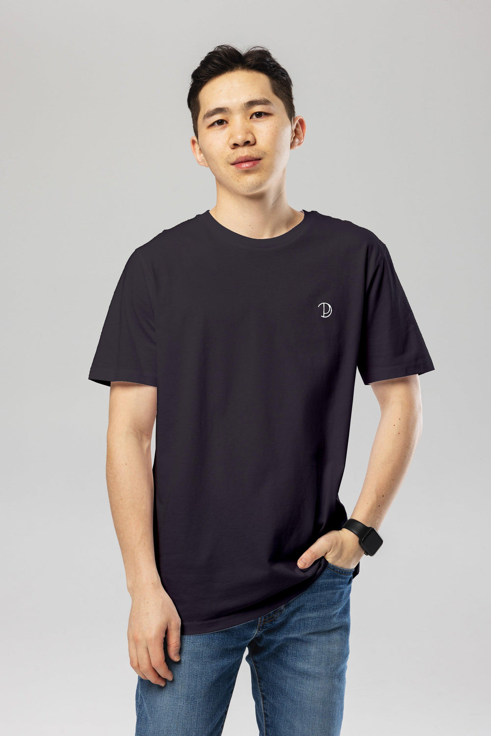 Anthracite Chest Logo T-Shirt