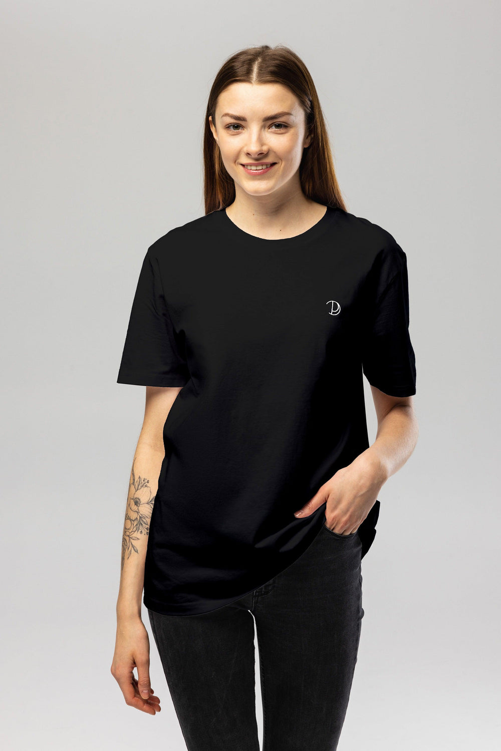 Black Chest Logo T-Shirt