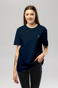 Navy Chest Logo T-Shirt