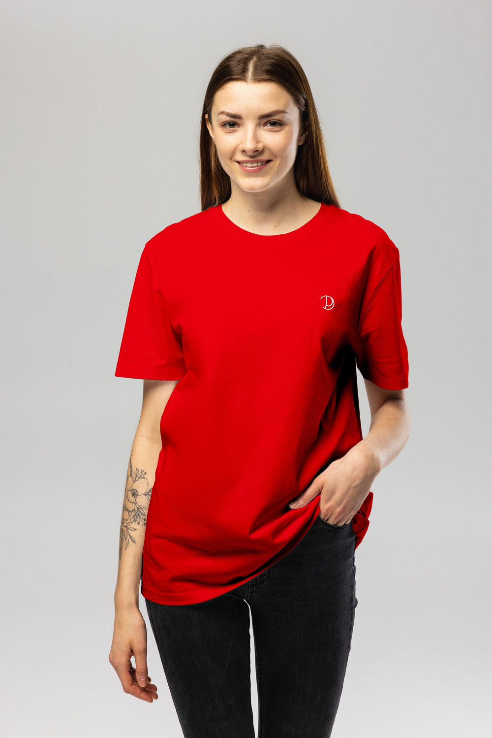 Red Chest Logo T-Shirt