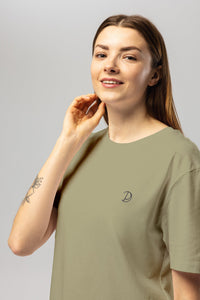 Sage Green Chest Logo T-Shirt