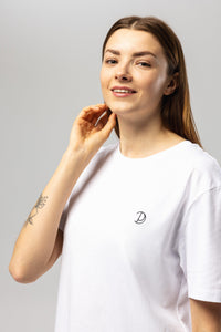 White Chest Logo T-Shirt