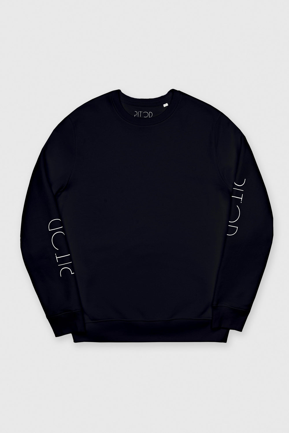 Black Pitod Sleeve Sweatshirt