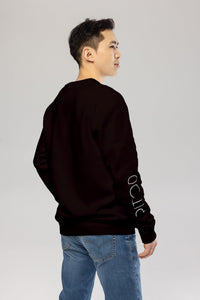 Brown Pitod Sleeve Sweatshirt