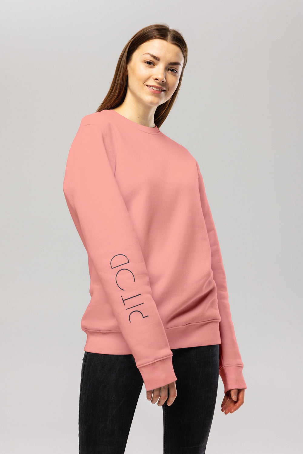 Canyon Pink Pitod Sleeve Sweatshirt