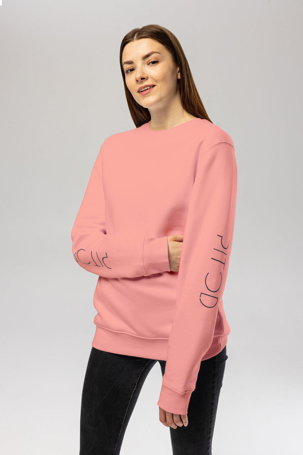 Canyon Pink Pitod Sleeve Sweatshirt