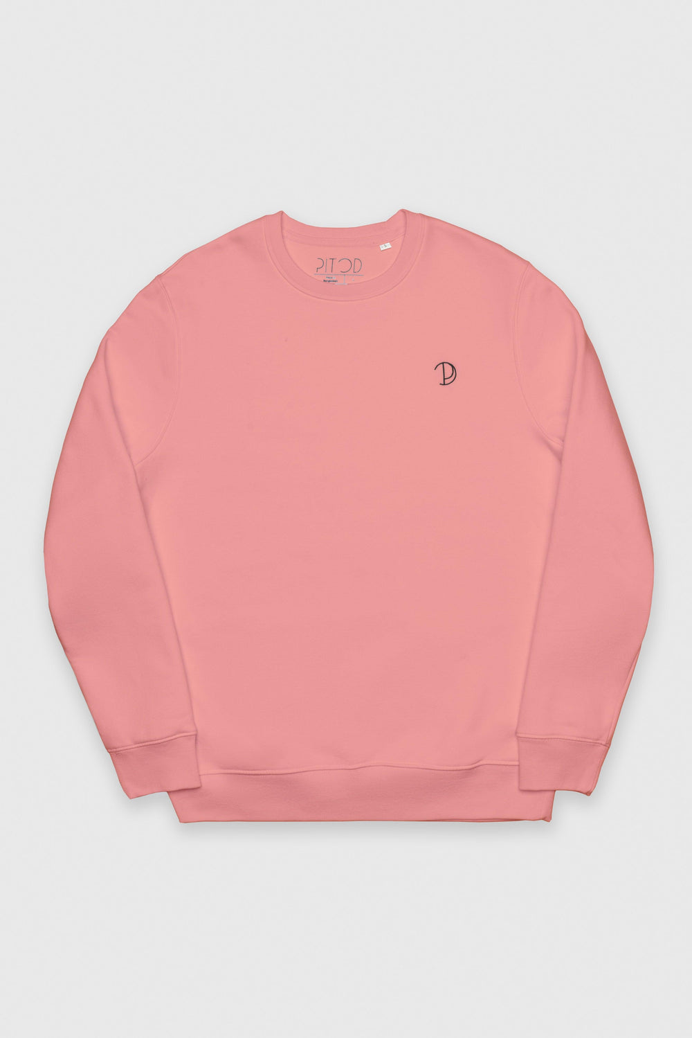 Canyon Pink Embroidered Logo Sweatshirt