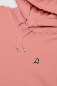 Canyon Pink Embroidered Logo Hoodie