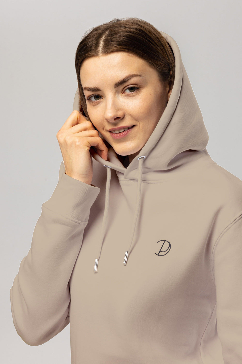 Desert Dust Embroidered Logo Hoodie