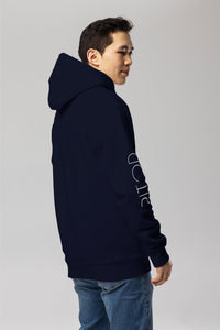 Navy Pitod Sleeve Hoodie