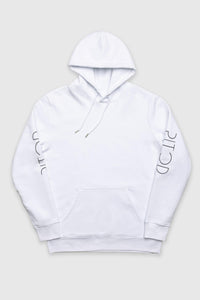 White Pitod Sleeve Hoodie