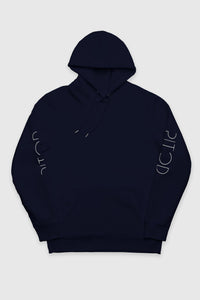 Navy Pitod Sleeve Hoodie