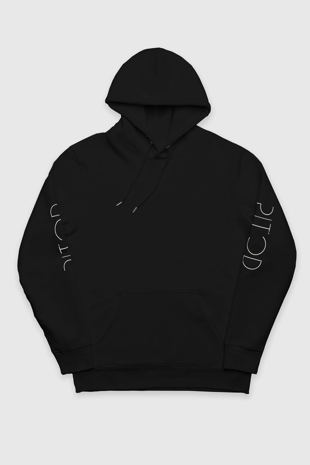 Black Pitod Sleeve Hoodie