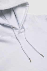 White Pitod Sleeve Hoodie