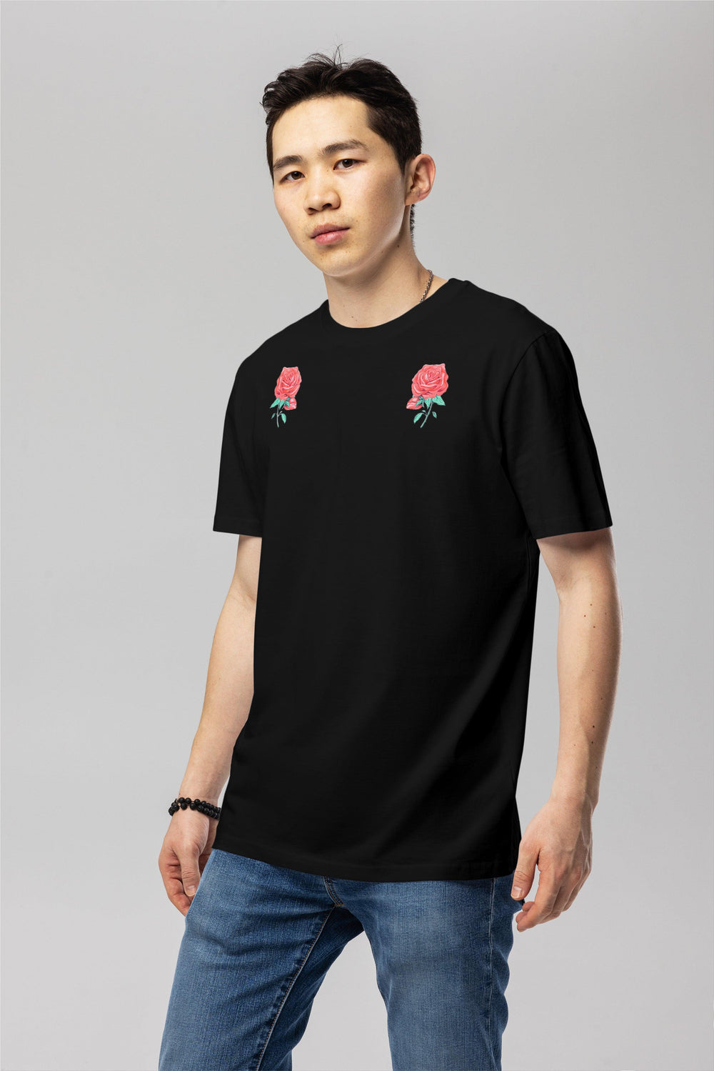 Black Flower Arms T-Shirt