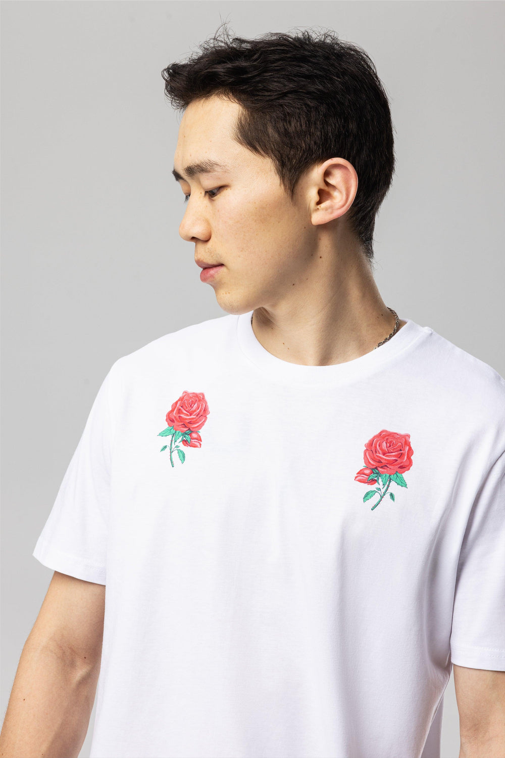 White Flower Arms T-Shirt