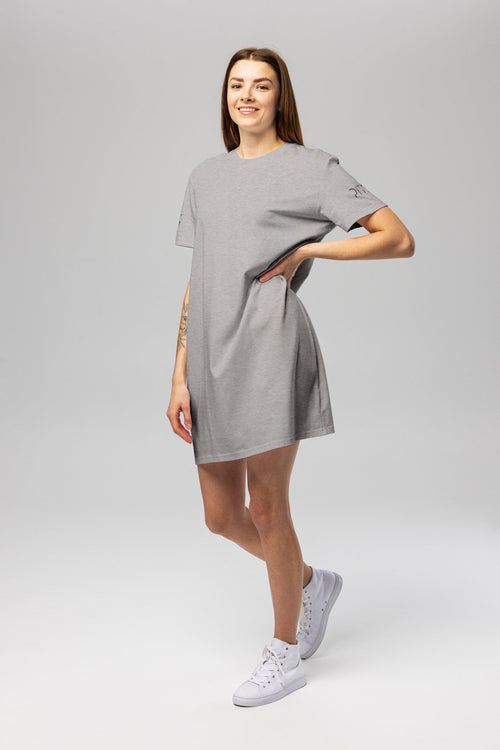 Heather Grey Logo T-Shirt Dress