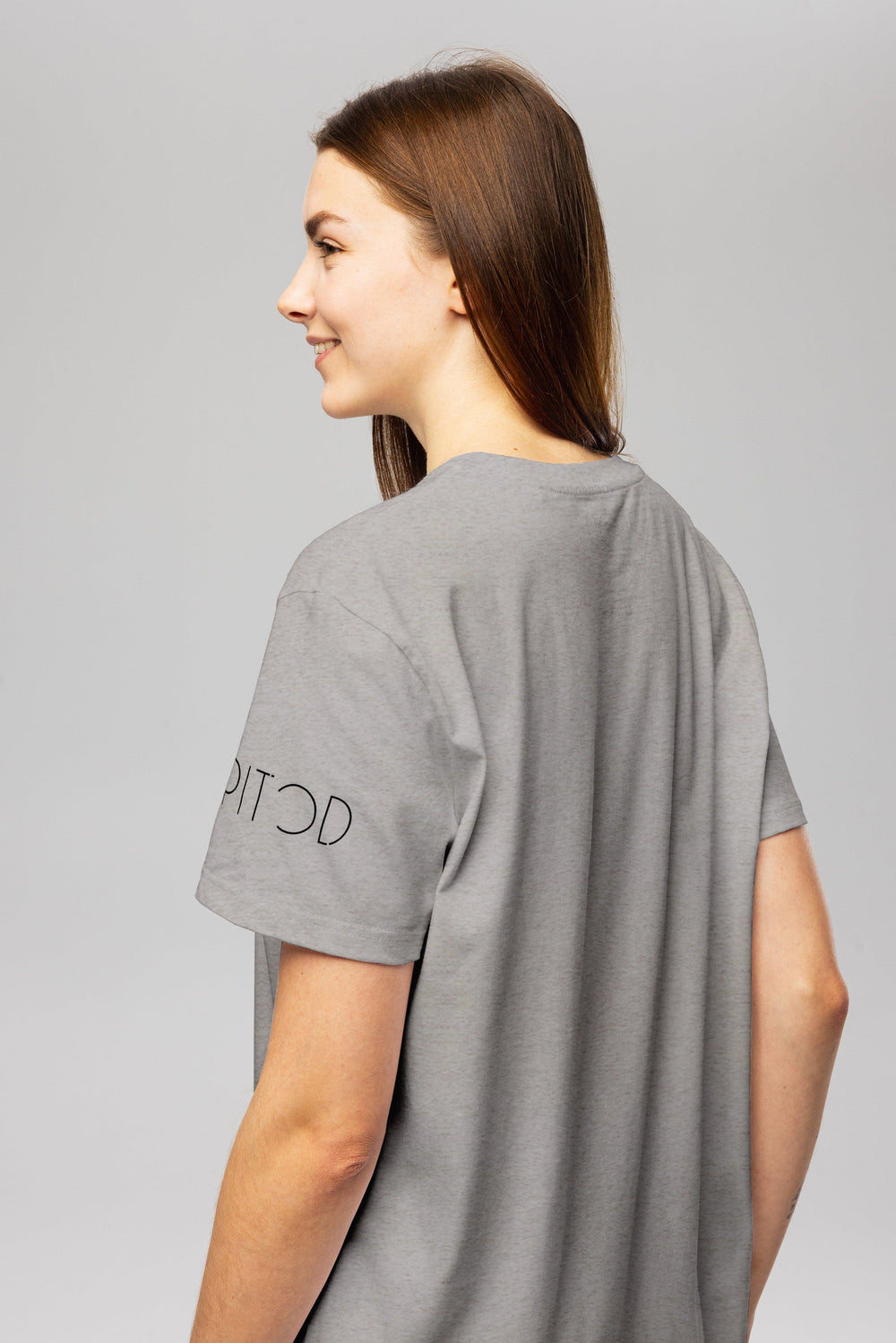 Heather Grey Logo T-Shirt Dress