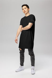 Black Logo T-Shirt Dress