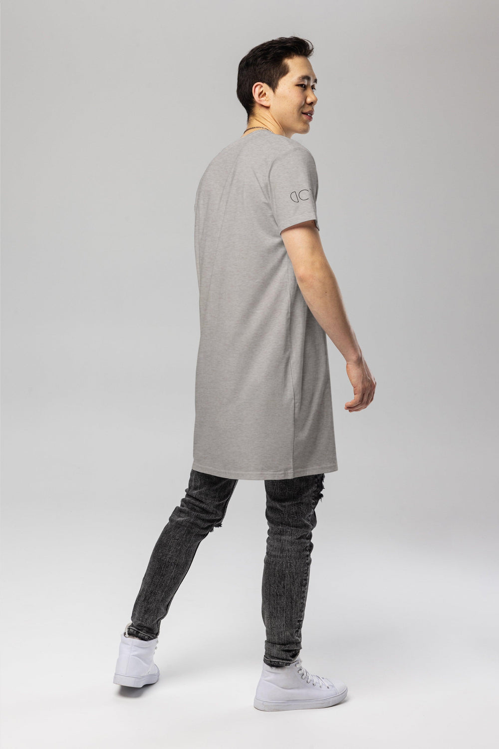 Heather Grey Logo T-Shirt Dress