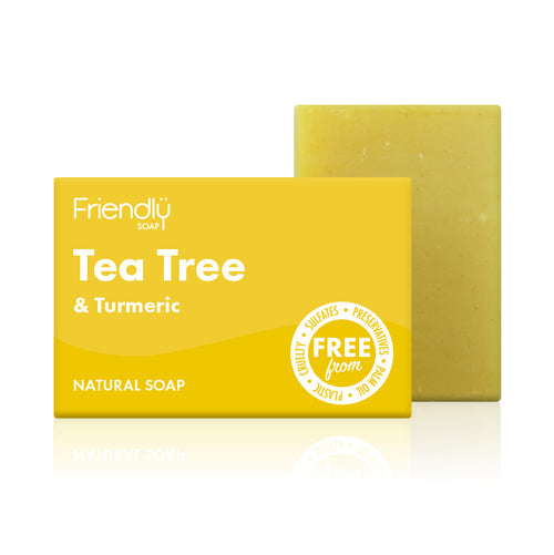 12 Pack - Natural Soap - Tea Tree & Turmeric