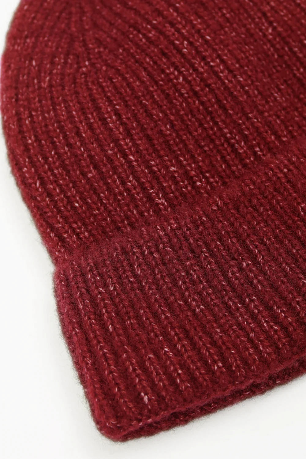 Origin Ribbed Beanie - Flecked Red