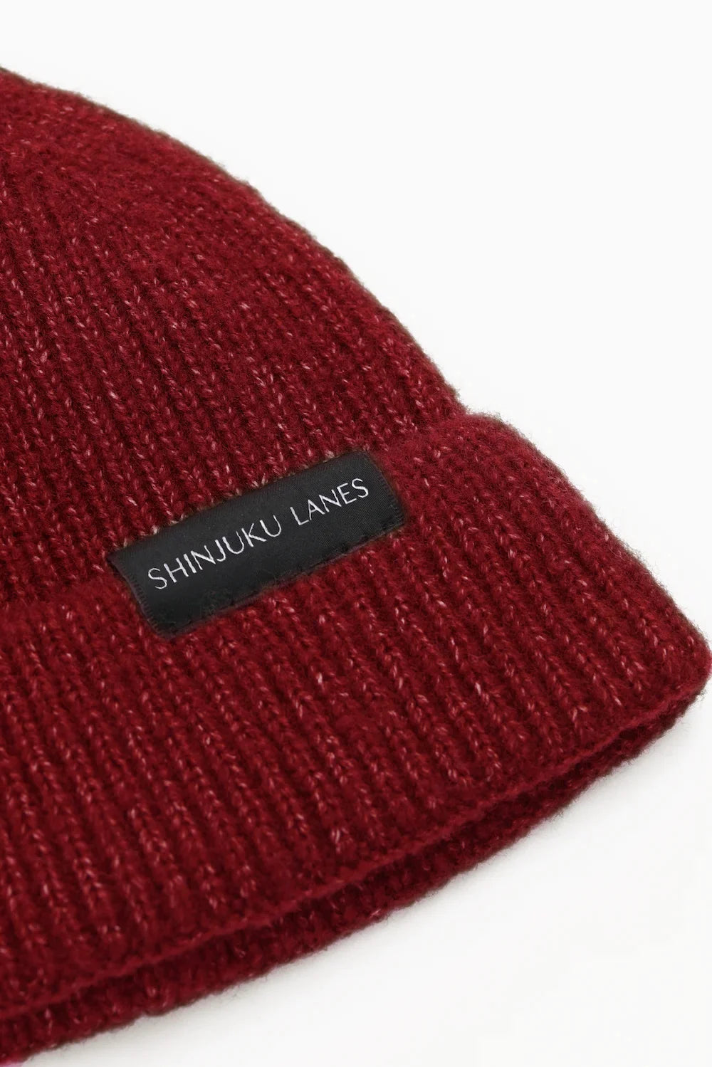 Origin Ribbed Beanie - Flecked Red