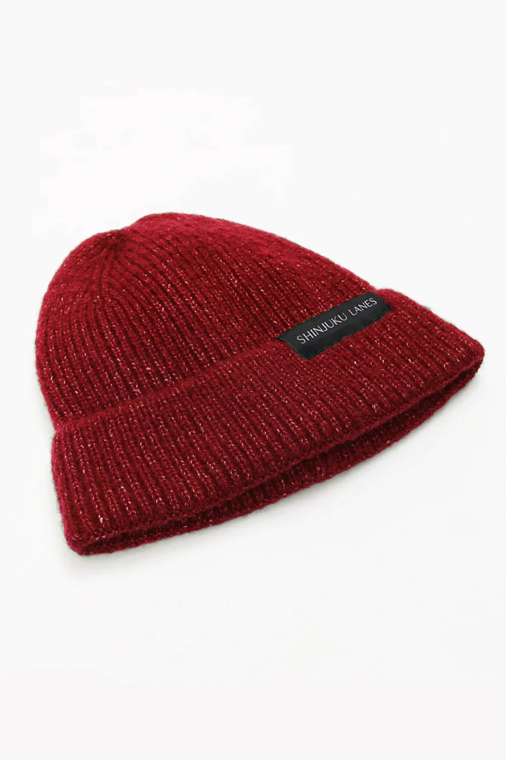 Origin Ribbed Beanie - Flecked Red