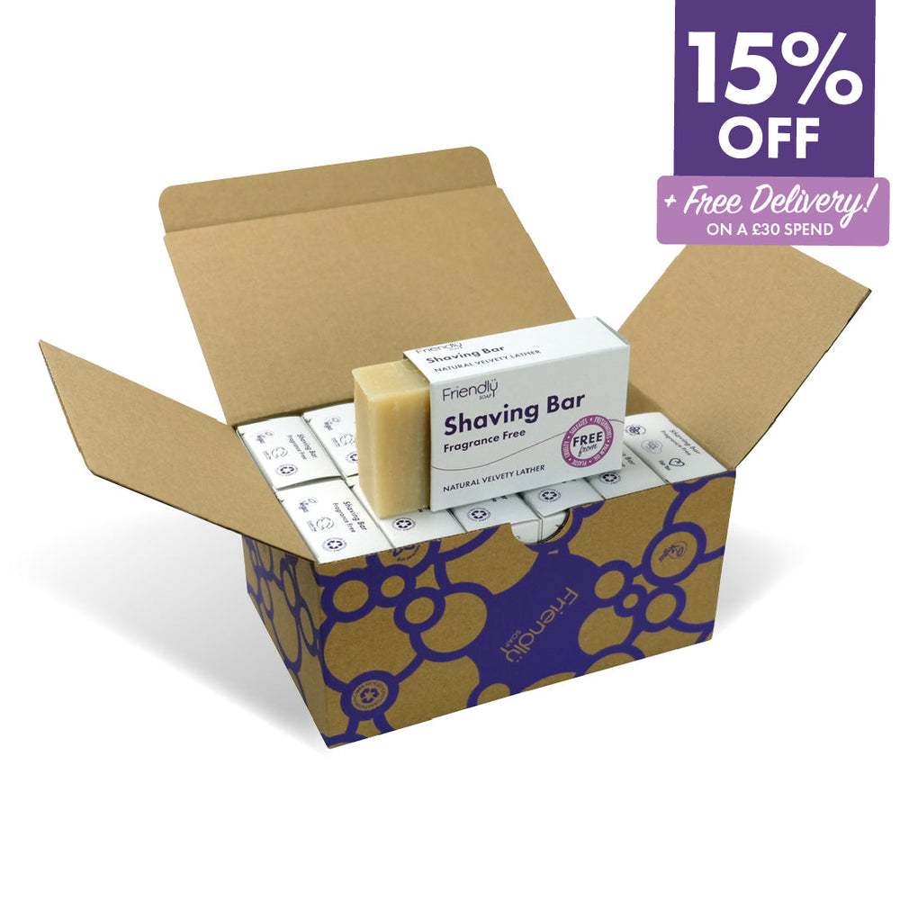 12 Pack - Shaving Bar - Fragrance Free