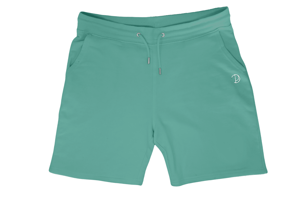 Teal Monstera Printed P Shorts