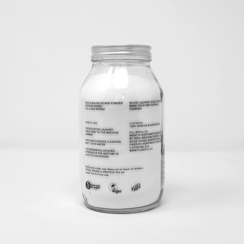 Bicarbonate of Soda 500g Glass Jar