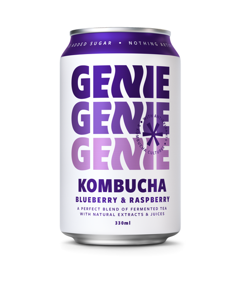 Blueberry & Raspberry Kombucha (12 case)