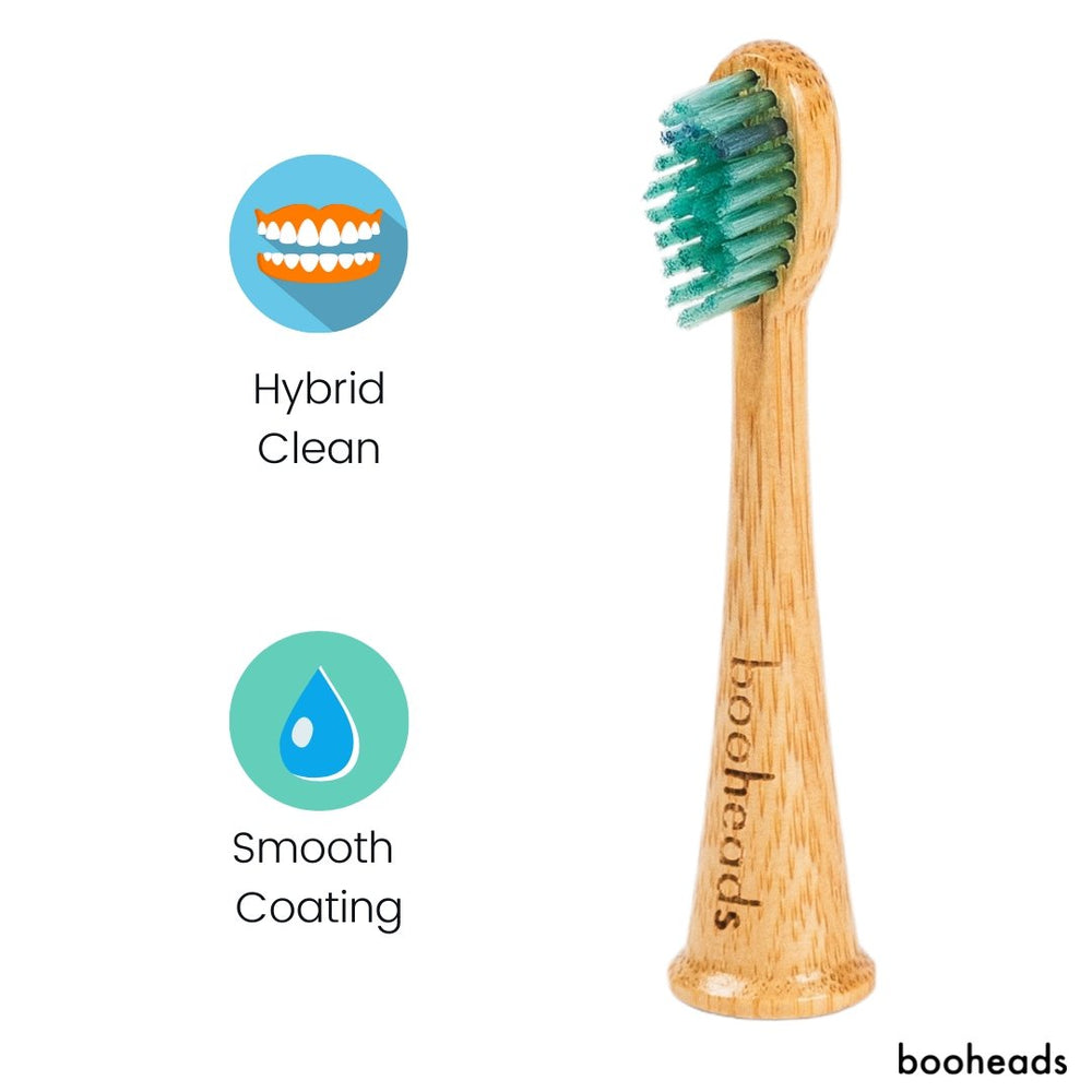 Soniboo - Bamboo Electric Toothbrush Heads Compatible with Sonicare* | Hybrid Clean 2PK