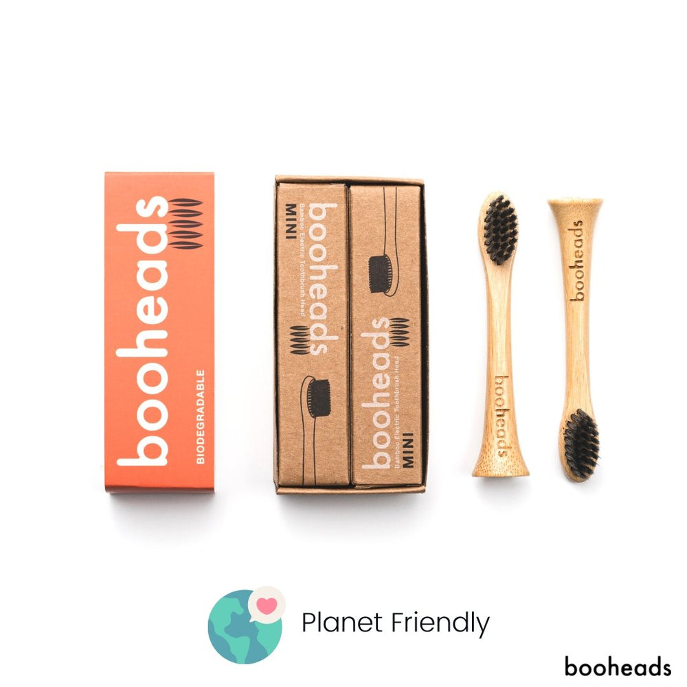 Soniboo - Charcoal Bamboo Electric Toothbrush Heads Compatible with Sonicare* | Whitening Clean 2PK