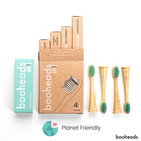 Soniboo - Bamboo Electric Toothbrush Heads Compatible with Sonicare* | Hybrid Clean 4PK