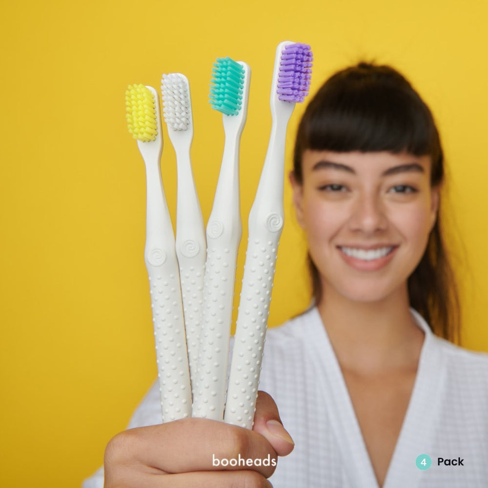 booheads - 4PK -Eco Toothbrushes