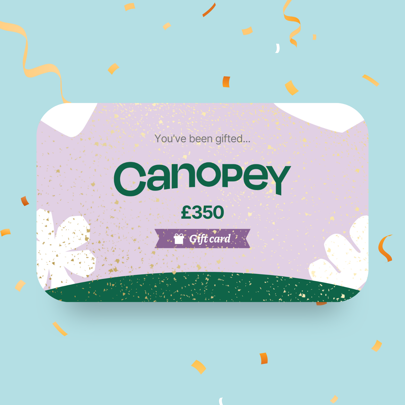 Canopey gift card for £350