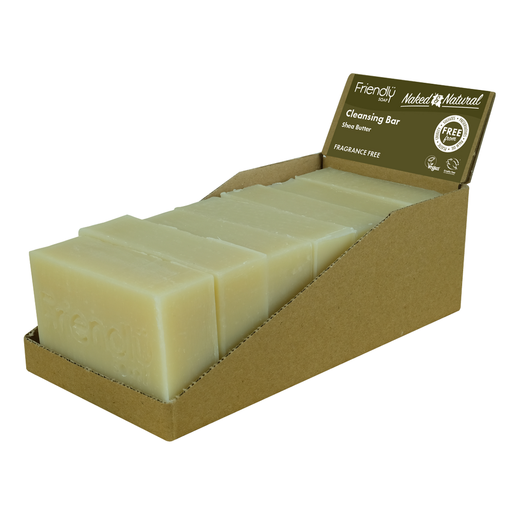 Naked & Natural - Cleansing Bar - Shea Butter - Fragrance-free