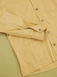 Regenerative Cotton Khaki Shirt-Jacket