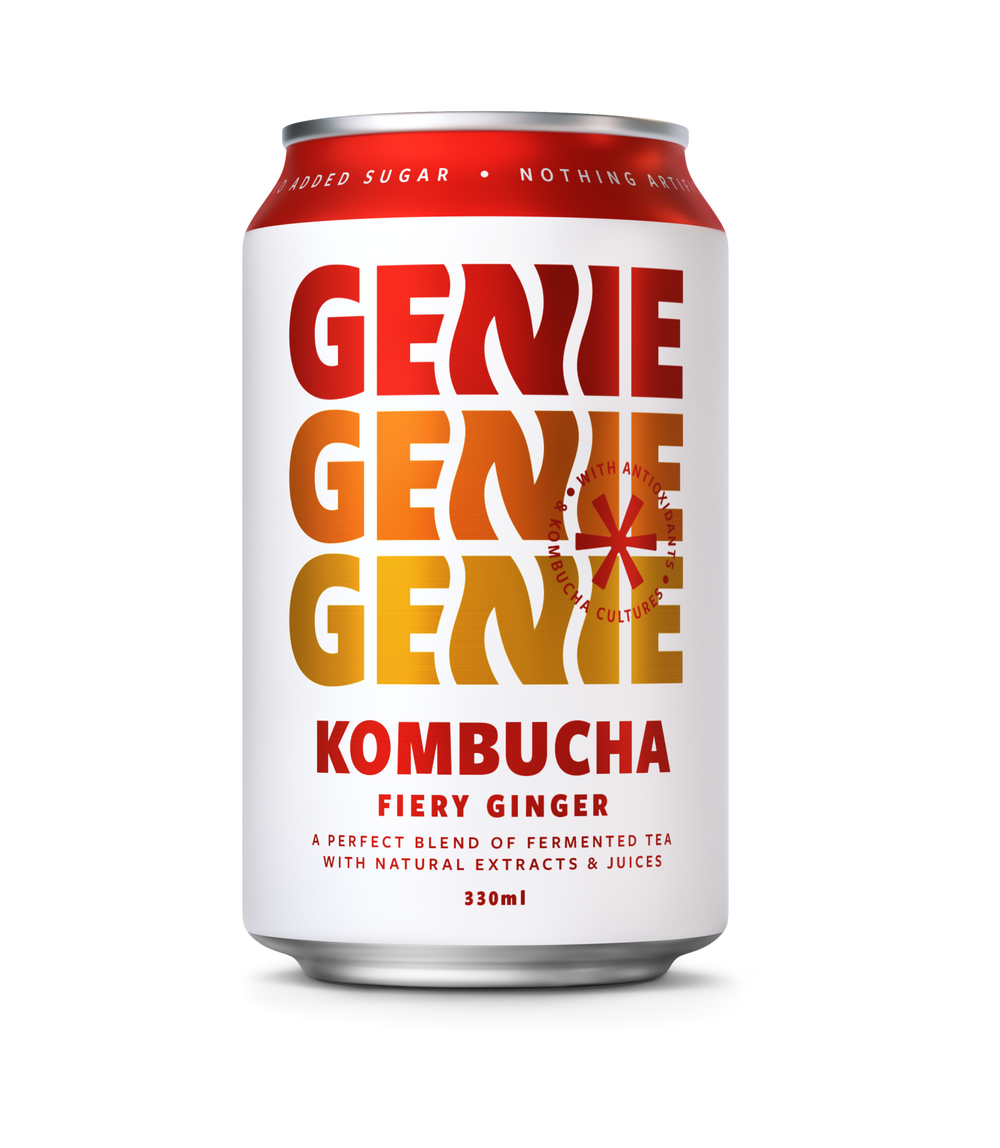 Fiery Ginger Kombucha (12 case)