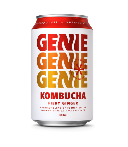 Fiery Ginger Kombucha (12 case)