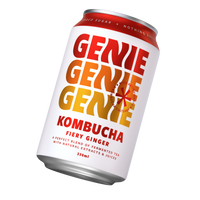 Fiery Ginger Kombucha (12 case)