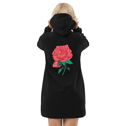 Flower Hoodie Dress