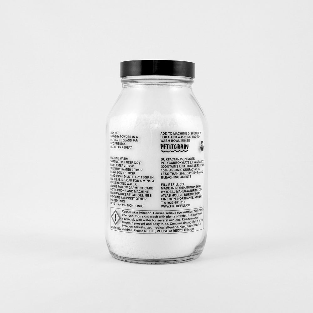 Laundry Powder Petitgrain scent – 500G in Glass Jar