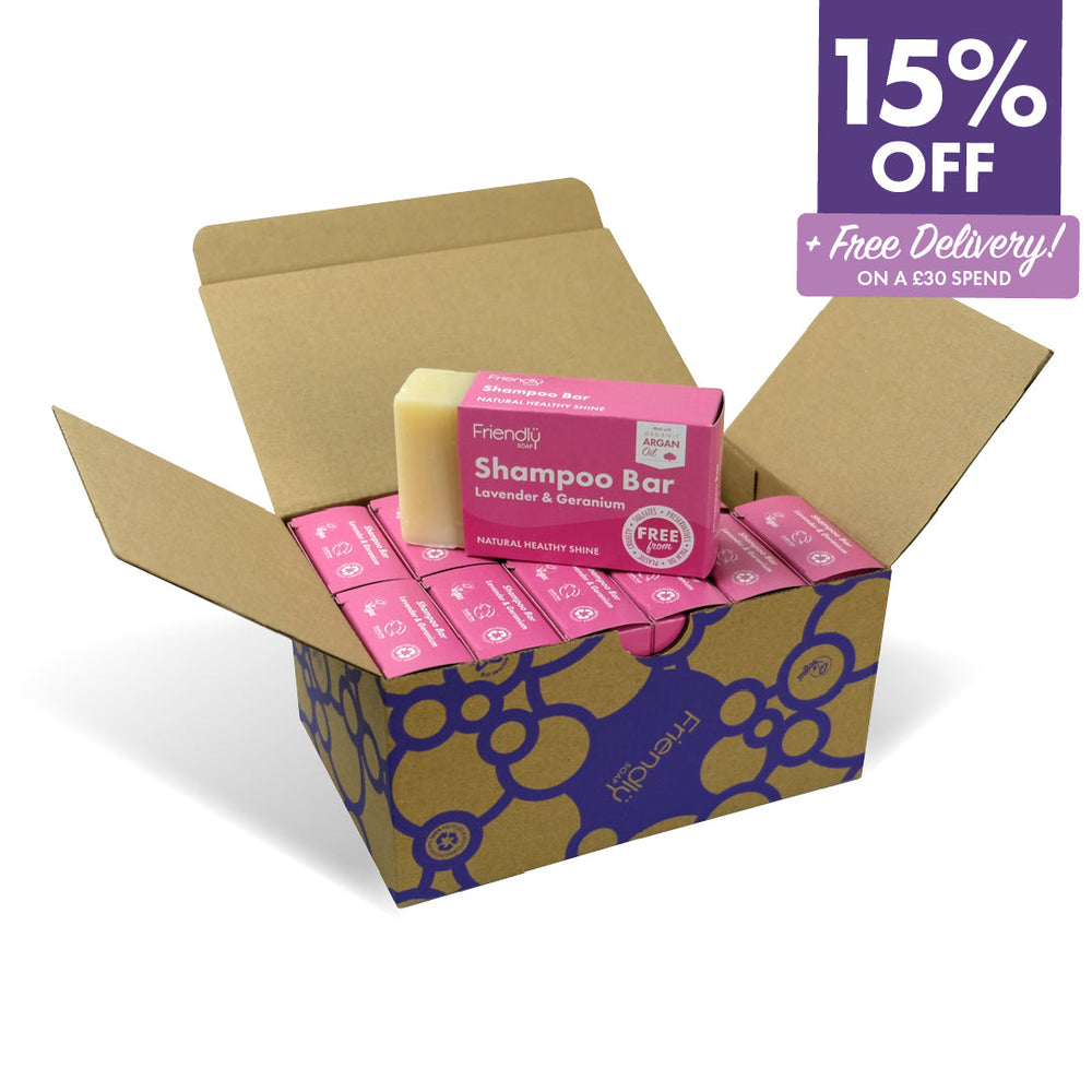 12 Pack - Shampoo Bar - Lavender & Geranium