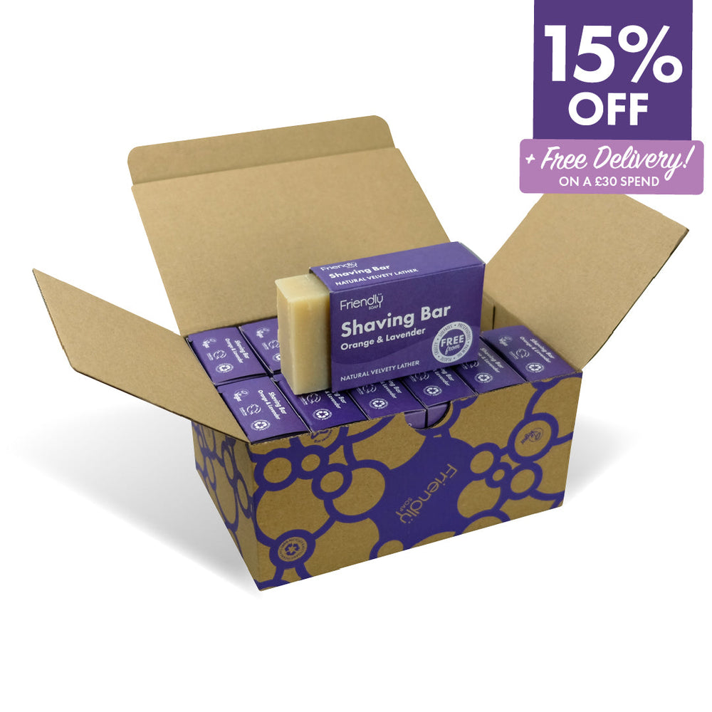 12 Pack - Shaving Bar - Orange & Lavender